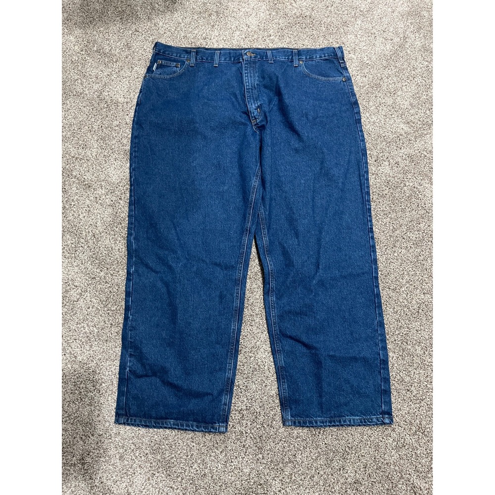 Carhartt B167 DST Mens Loose Fit Straight Leg Jeans Dark‎ Stone 50x32 NWT